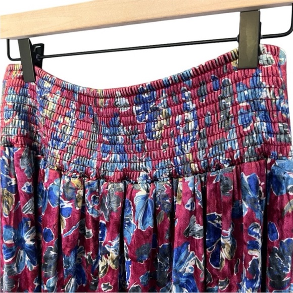 NWT Natural Life Floral Lisa Velvet Maxi Skirt - Sold Out! - Picture 8 of 12